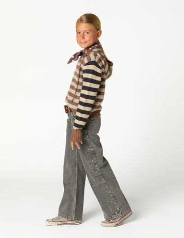 DENIM ESTRELLAS LATERALES GRIS
