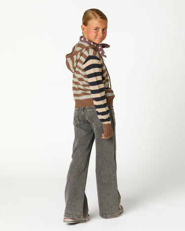 DENIM ESTRELLAS LATERALES GRIS
