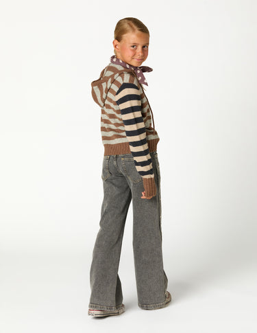 DENIM ESTRELLAS LATERALES GRIS