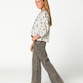 MINI GREY DENIM STUDS