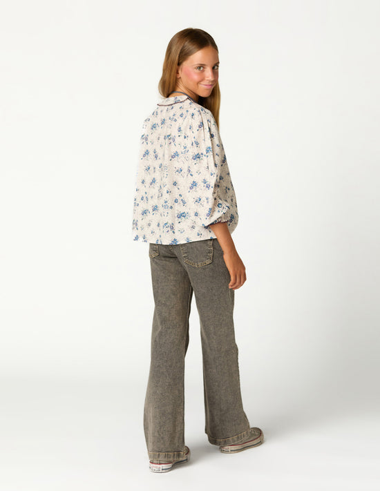 DENIM GRIS TACHAS MINI