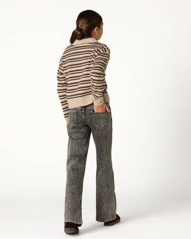 ANTHRACITE STAR DENIM JEANS