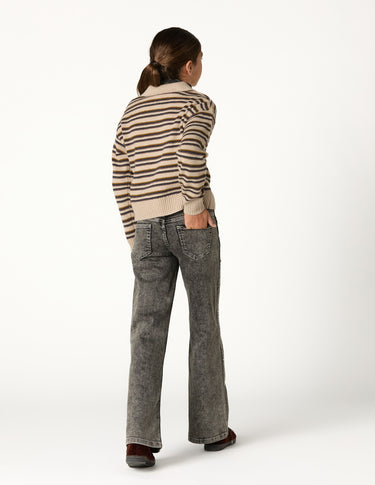 PANTALÓN DENIM ESTRELLAS ANTRACITA