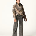 ANTHRACITE STAR DENIM JEANS