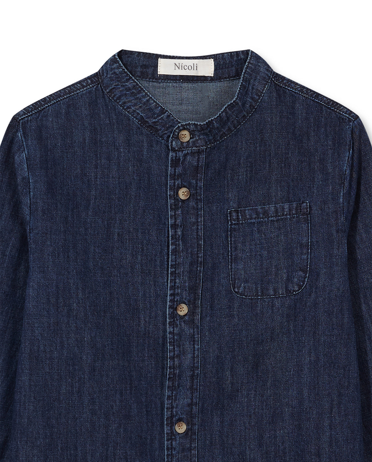 BLUE MAO DENIM SHIRT