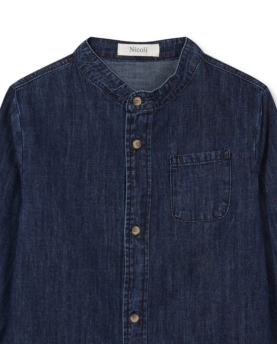 BLUE MAO DENIM SHIRT