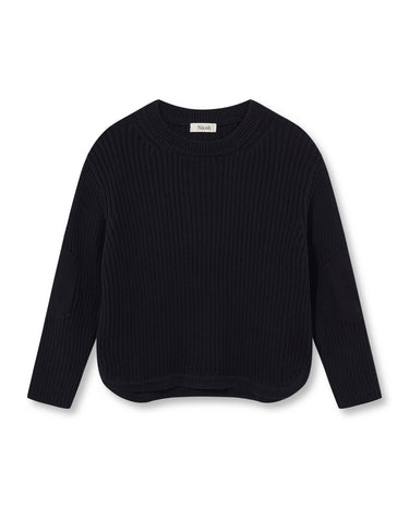 ANTHRACITE RIBBED JERSEY