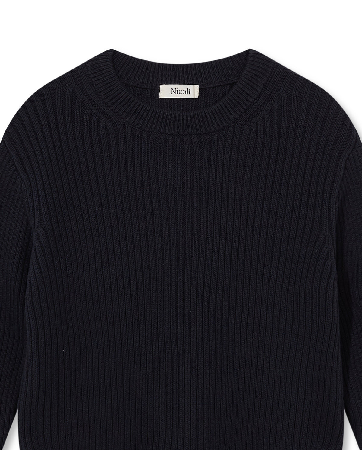 ANTHRACITE RIBBED JERSEY