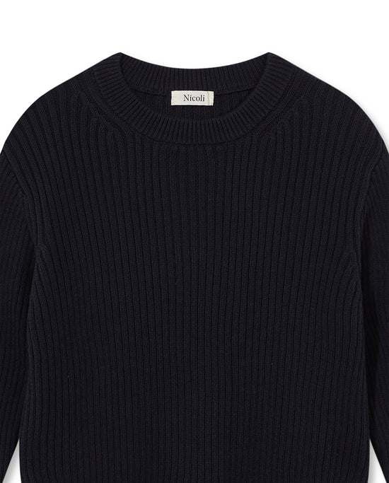 ANTHRACITE RIBBED JERSEY