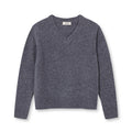 JERSEY CUELLO PICO GRIS MEDIO