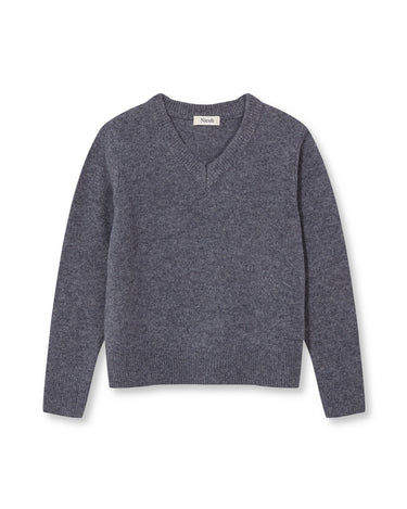 JERSEY CUELLO PICO GRIS MEDIO