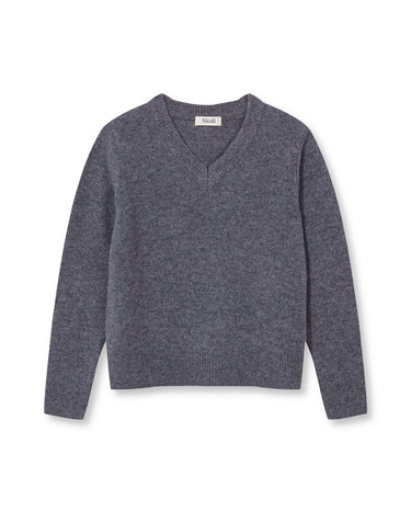 JERSEY CUELLO PICO GRIS MEDIO