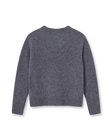 JERSEY CUELLO PICO GRIS MEDIO