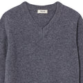 JERSEY CUELLO PICO GRIS MEDIO