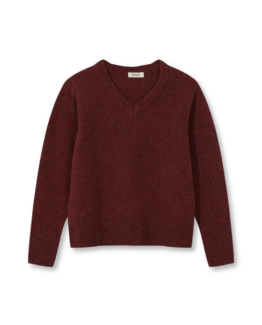 TERRACOTTA V-NECK JUMPER