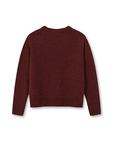 TERRACOTTA V-NECK JUMPER