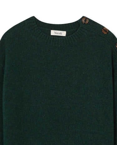 JERSEY BOTONES VERDE OSCURO