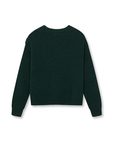 JERSEY BOTONES VERDE OSCURO