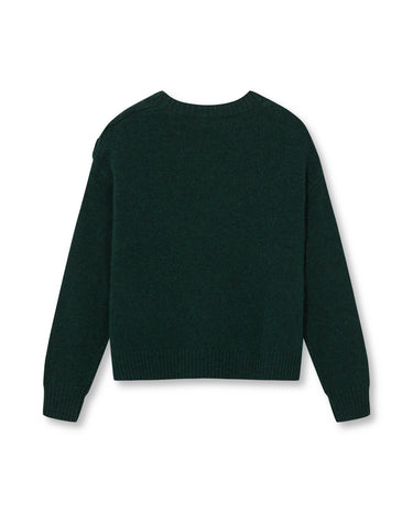 JERSEY BOTONES VERDE OSCURO