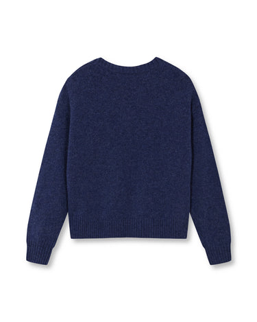 SPECKLED BLUE BUTTON-UP JERSEY