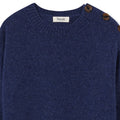 SPECKLED BLUE BUTTON-UP JERSEY