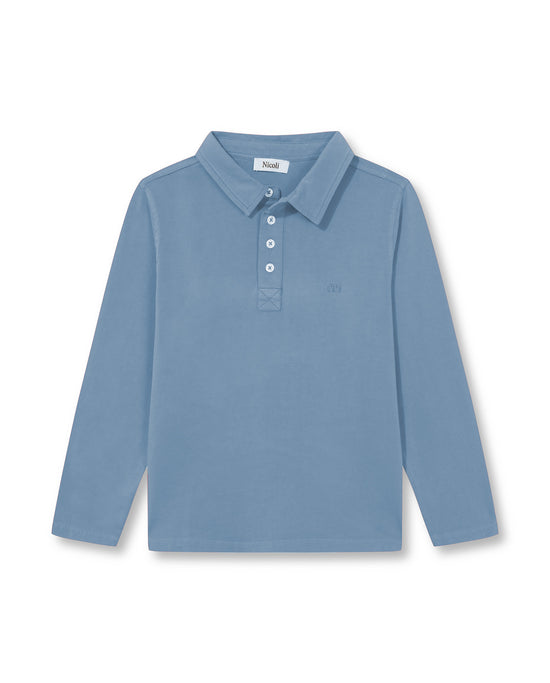 POLO "nn" AZUL CLARO