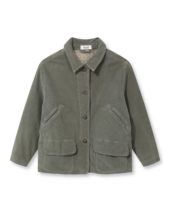 CHAQUETÓN PANA VERDE HUNTING