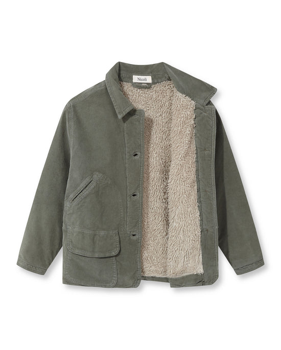 CHAQUETÓN PANA VERDE HUNTING