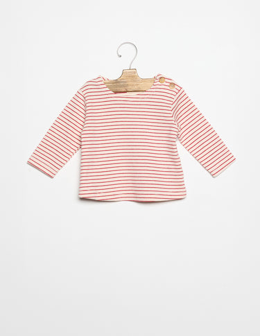 CAMISETA RAYA ROJA