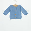 CHAQUETA BEBÉ BOTONES ANILINE BLUE