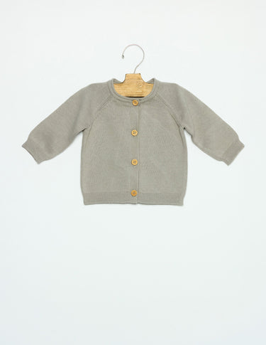 CHAQUETA BEBÉ BOTONES IRON GREY