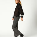 CAMISA FRUNCE NEGRA