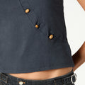 CAMISETA ANTRACITA CUT OUT