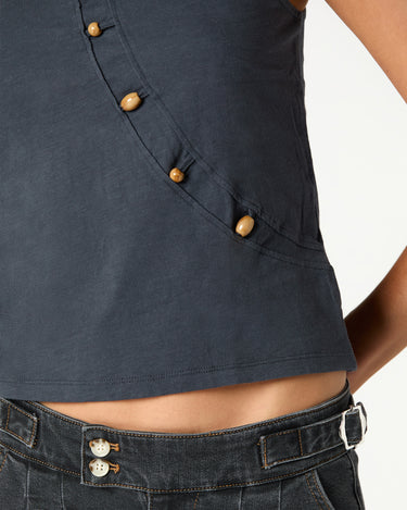 CAMISETA ANTRACITA CUT OUT