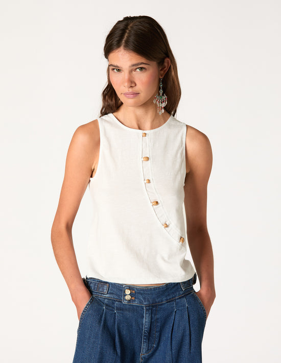 CAMISETA WHITE CUT OUT