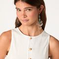 WHITE CUT OUT T-SHIRT