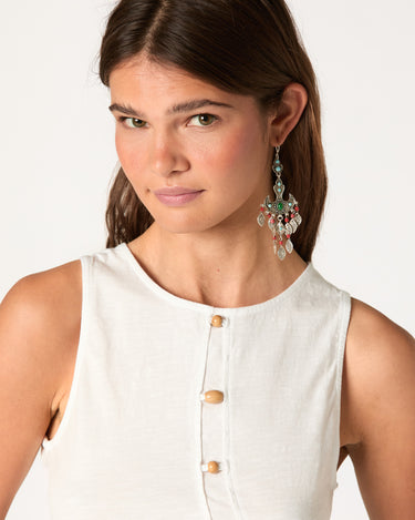 WHITE CUT OUT T-SHIRT