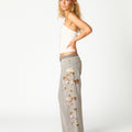 WHITE RUCHED NECKLINE T-SHIRT