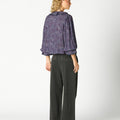 ANTHRACITE DENIM BUCKLE TROUSERS