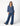 BLUE DENIM BUCKLE TROUSERS