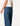 BLUE DENIM BUCKLE TROUSERS
