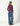 EMBROIDERED SEQUIN BLUE DENIM TROUSERS