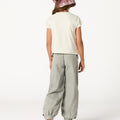 GATHERED T-SHIRT WHITE