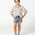 BLUE POCKET SHORTS