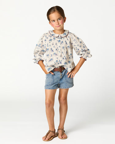 BLUE POCKET SHORTS