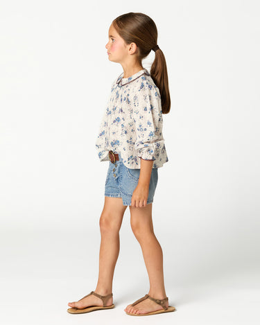 BLUE POCKET SHORTS