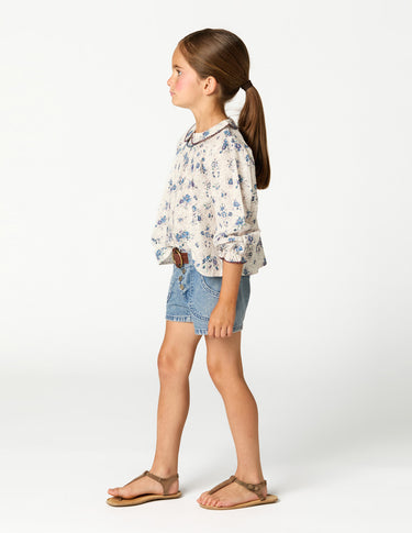 BLUE POCKET SHORTS