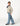 BLUE TROUSERS WITH POCKET DETAIL