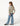 BLUE TROUSERS WITH POCKET DETAIL