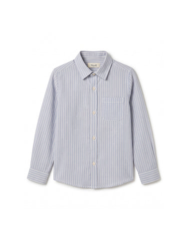 SHIRT STRIPE ANILINE BLUE
